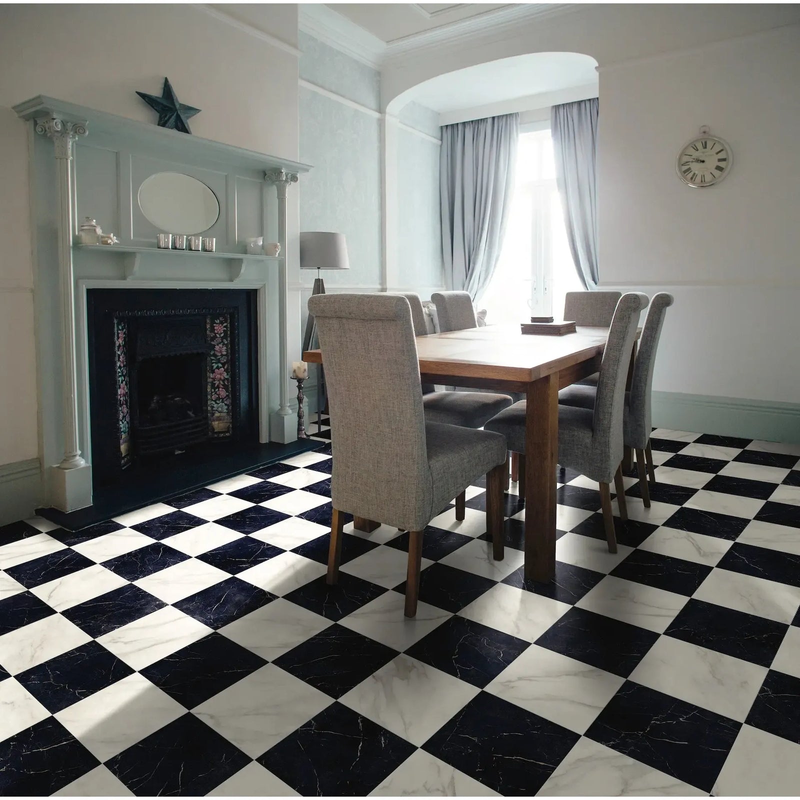 Livingstone Nero 30x30cm Porcelain Tile – detail view 7