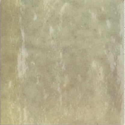 Taza Moss green glazed ceramic zellige-style wall tile, 10 x 10cm, tile face