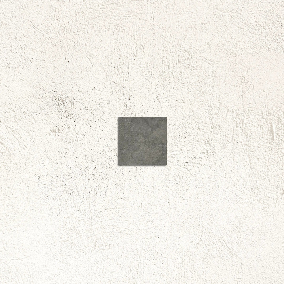 Atlas Coal 7.5 x 7.5cm matt porcelain tile face detail