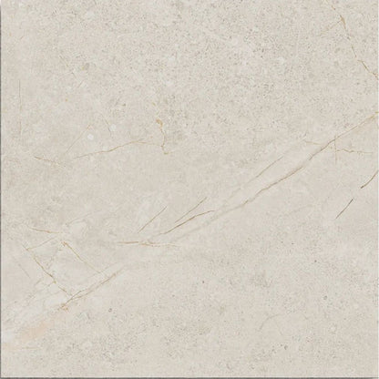 Atlas Cotton matt porcelain stone-effect tile face detail