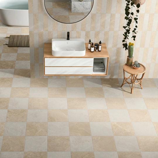 Atlas Almond 30 x 30cm Porcelain Tile - alternate view
