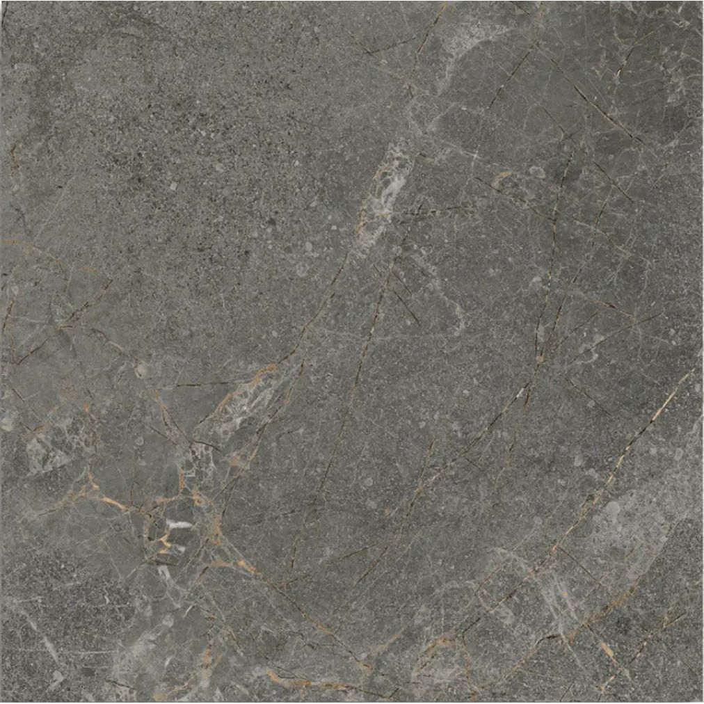 Atlas Coal matt porcelain stone-effect tile 30 x 30cm face detail