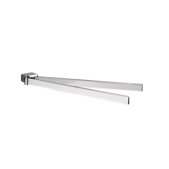 Lounge Swing Towel Rail in Chrome - Origins Living