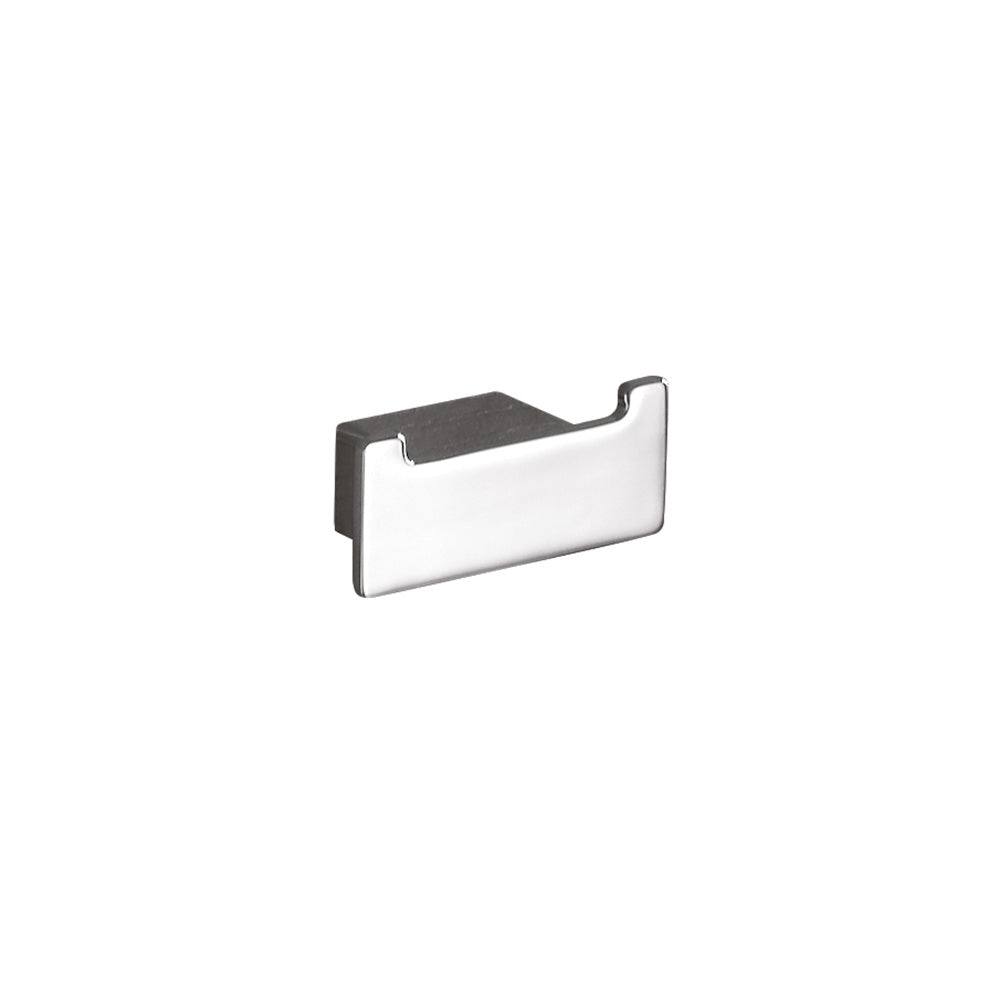 Lounge Double Hook in Chrome - Origins Living
