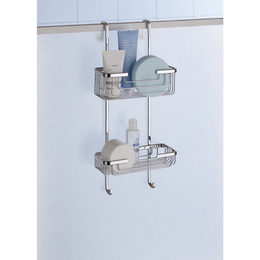 Shower Rack 2 Tier in Chrome - Origins Living