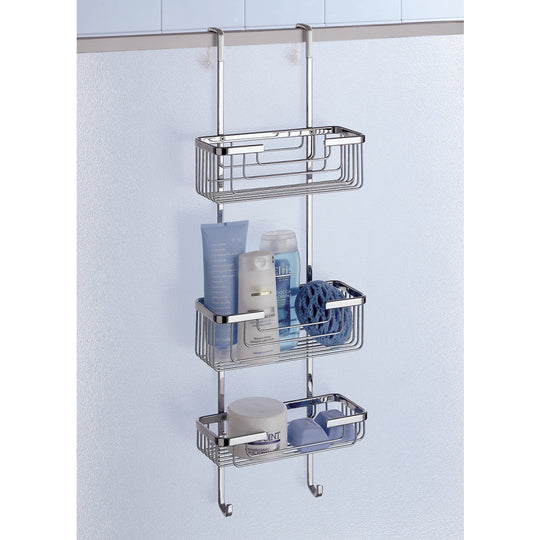 Shower Rack 3 Tier in Chrome - Origins Living
