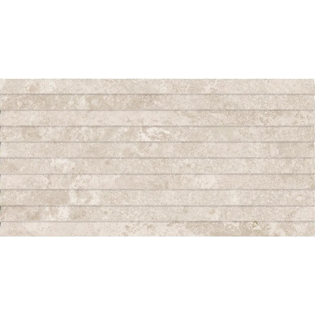 Himalaya Beige Carved Decor 30 x 60cm glazed ceramic carved stone effect tile face