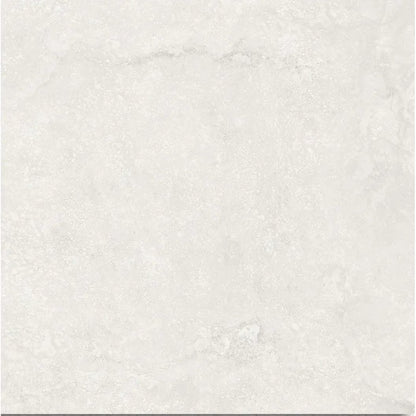 Himalaya White Floor 45 x 45cm glazed ceramic stone effect tile face