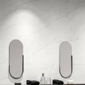 Muse White 30 x 60cm ceramic marble effect tile room setting