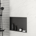 Muse White 30 x 60cm ceramic marble effect tile room setting