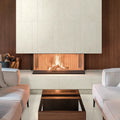 Muse Ivory 30 x 60cm ceramic marble effect tile room setting