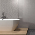 Muse Grey 30 x 60cm ceramic marble effect tile room setting
