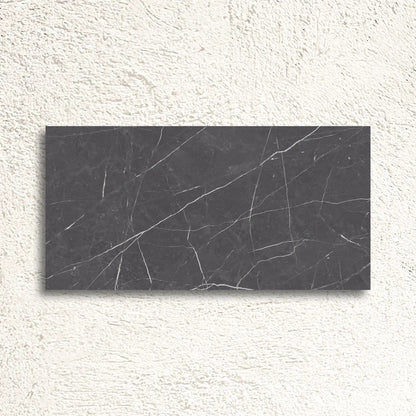 Muse Coal 30 x 60cm ceramic marble effect tile face