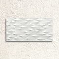 Muse White Prisma Decor 30 x 60cm ceramic marble effect tile face