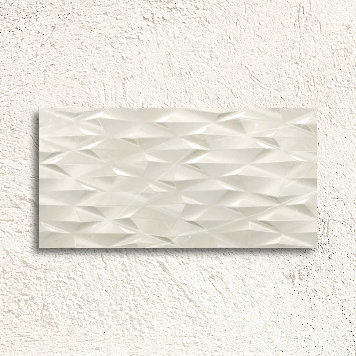 Muse Ivory Prisma Decor 30 x 60cm ceramic marble effect tile face