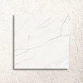 Muse White Natural 60 x 60cm porcelain marble effect tile face