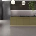 Muse Grey Natural 60 x 60cm porcelain marble effect tile room setting