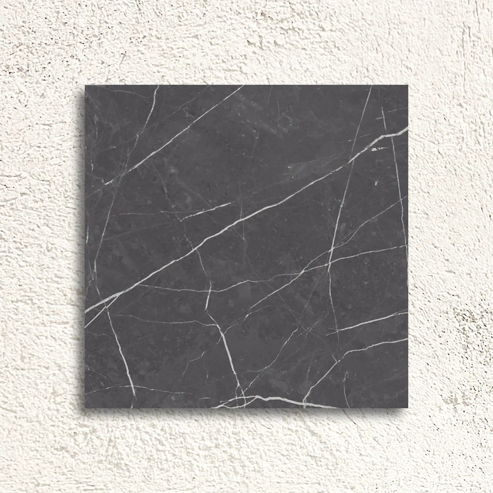 Muse Coal Natural 60 x 60cm porcelain marble effect tile face