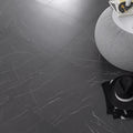 Muse Coal Natural 60 x 60cm porcelain marble effect tile room setting
