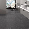 Muse Coal Natural 60 x 60cm porcelain marble effect tile room setting