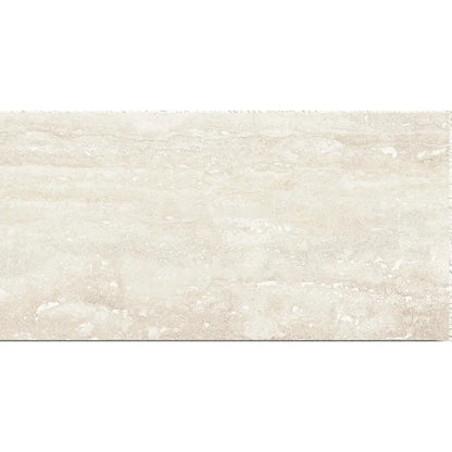 Pure Travertine Ivory Matt 30 x 60cm glazed ceramic stone effect tile face