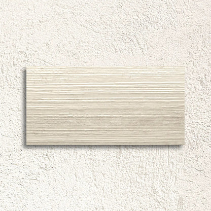 Pure Travertine Groove Beige Matt 30 x 60cm glazed ceramic stone effect tile face