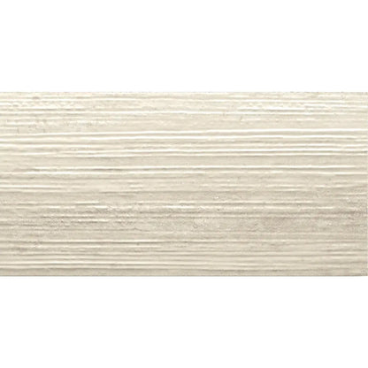 Pure Travertine Groove Beige Matt 30 x 60cm glazed ceramic stone effect tile face