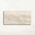 Pure Travertine Beige Natural Porcelain 30 x 60cm glazed porcelain stone effect tile face