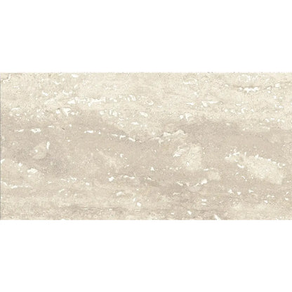 Pure Travertine Beige Natural Porcelain 30 x 60cm glazed porcelain stone effect tile face