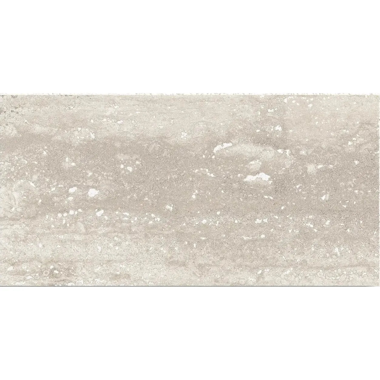 Pure Travertine Grey Natural Porcelain 30 x 60cm glazed porcelain stone effect tile face