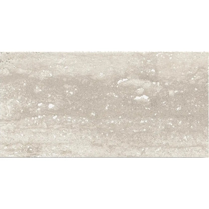 Pure Travertine Grey Natural Porcelain 30 x 60cm glazed porcelain stone effect tile face