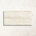 Pure Travertine Ivory Natural Porcelain 30 x 60cm glazed porcelain stone effect tile face