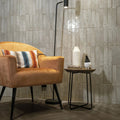 Lisbon Oyster Shine ceramic wall tile kitchen splashback room setting