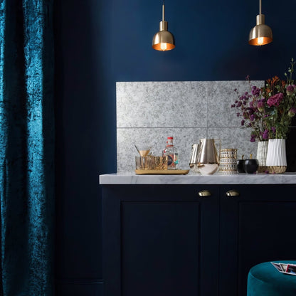 600 x 300mm Large Format Antique Mirror White