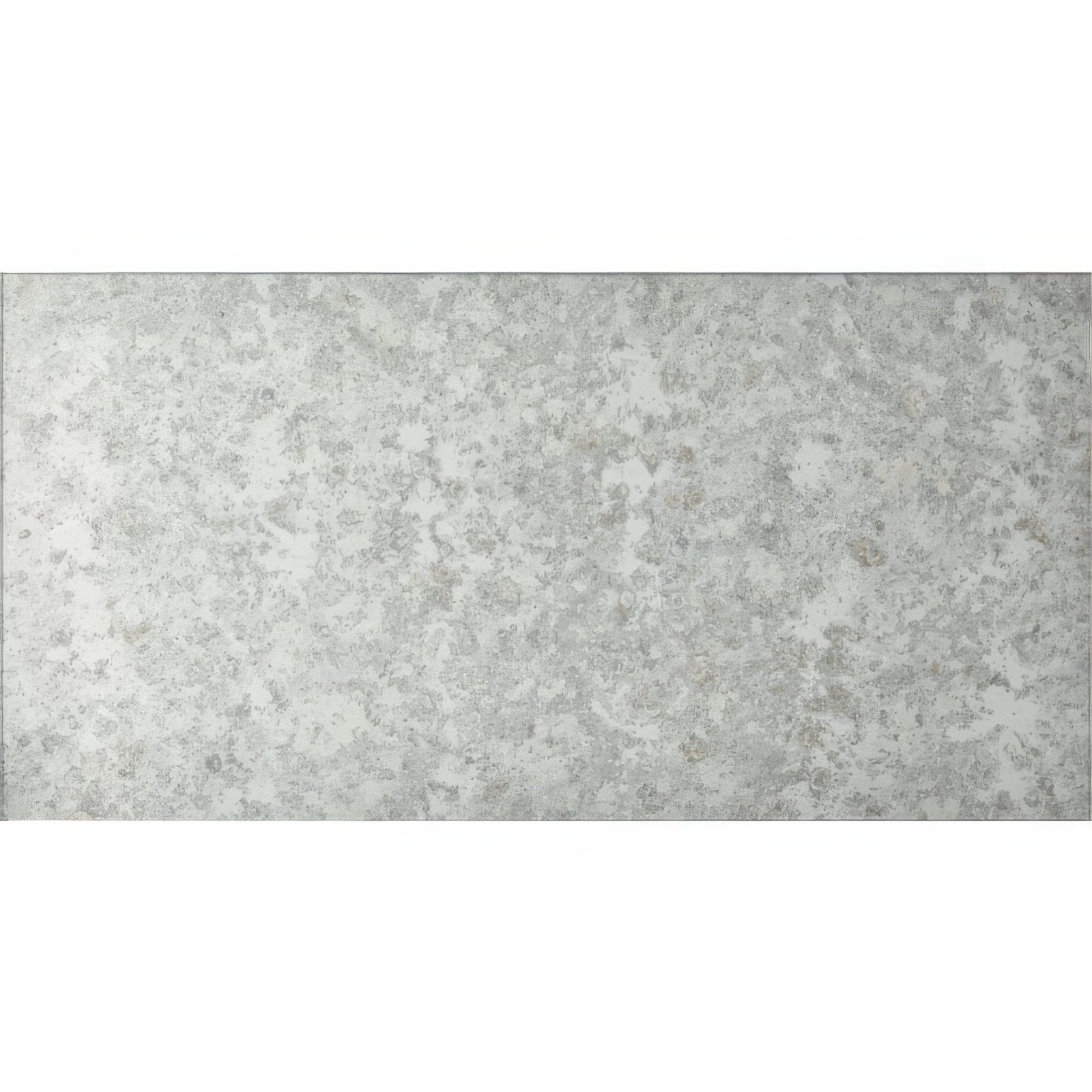 600 x 300mm Large Format Antique Mirror White