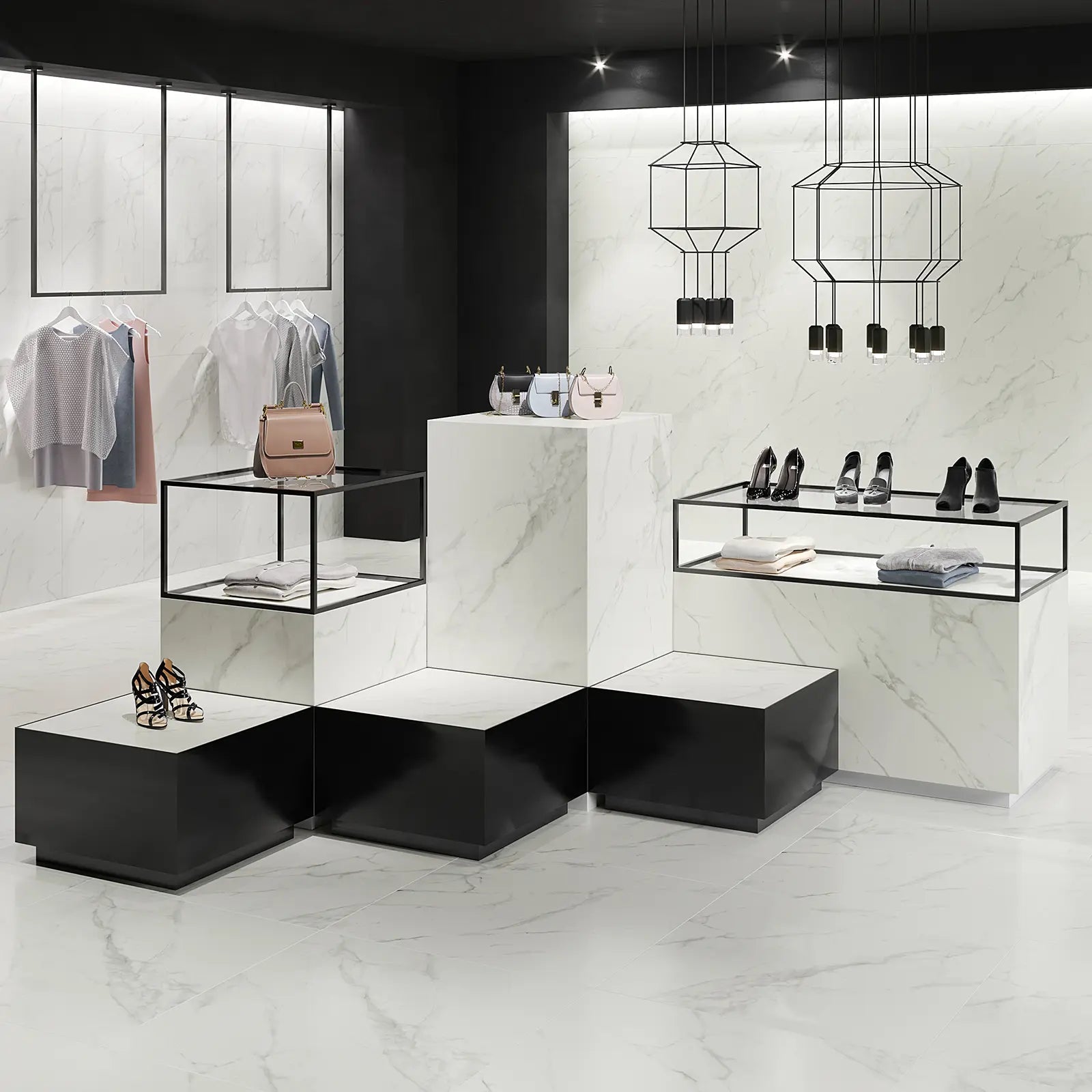 Calacatta Marble White Matt 59.8 x 119.8cm Porcelain Tile – detail view 4