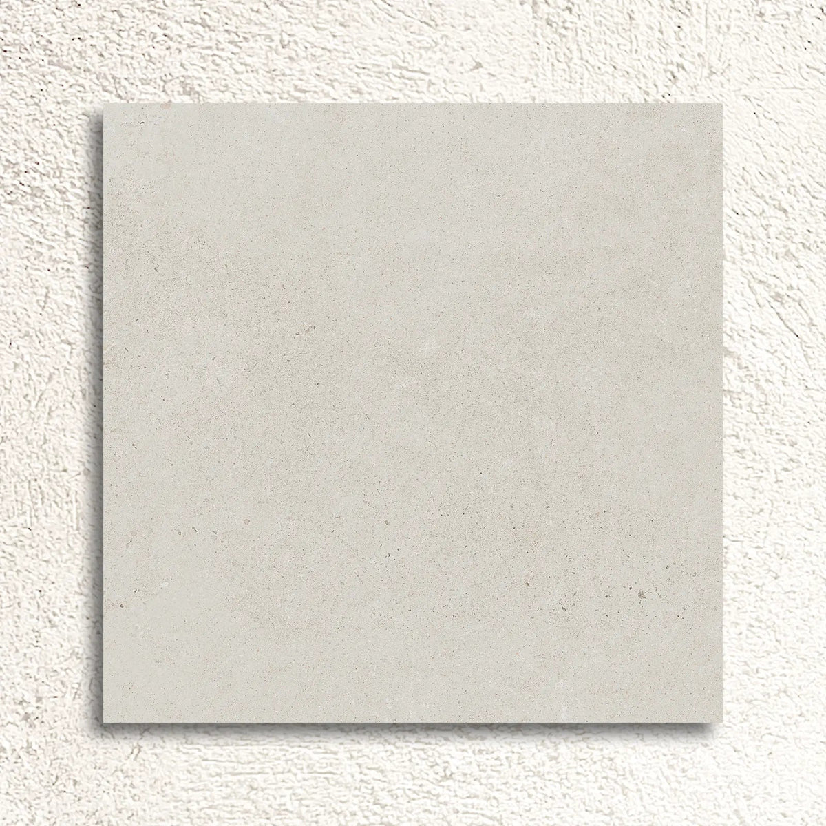 Moonstone White Mat 59.8 x 59.8cm porcelain matt stone effect tile face