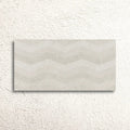 Moonstone White Struktura Decor 29.8 x 59.8cm ceramic matt textured tile face