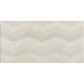 Moonstone White Struktura Decor 29.8 x 59.8cm ceramic matt textured tile face