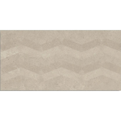 Moonstone Crema Struktura Decor 29.8 x 59.8cm ceramic matt textured tile face
