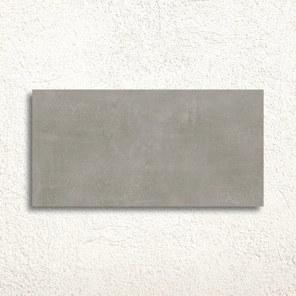 Stark Pure Grey 30 x 60cm glazed ceramic stone effect tile face