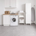 Creekstone Grey 59.7 x 59.7cm porcelain stone-effect tile room setting