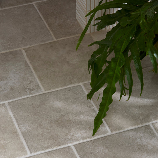 Abbey Porcelain Square Dove Wall & Floor Tile 25x25cm - alternate view