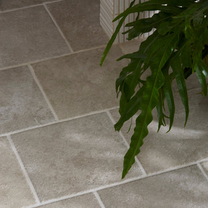 Abbey Porcelain Square Dove Wall & Floor Tile 25x25cm