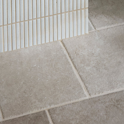 Abbey Porcelain Square Dove Wall & Floor Tile 25x25cm