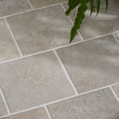 Abbey Porcelain Square Dove Wall & Floor Tile 25x25cm