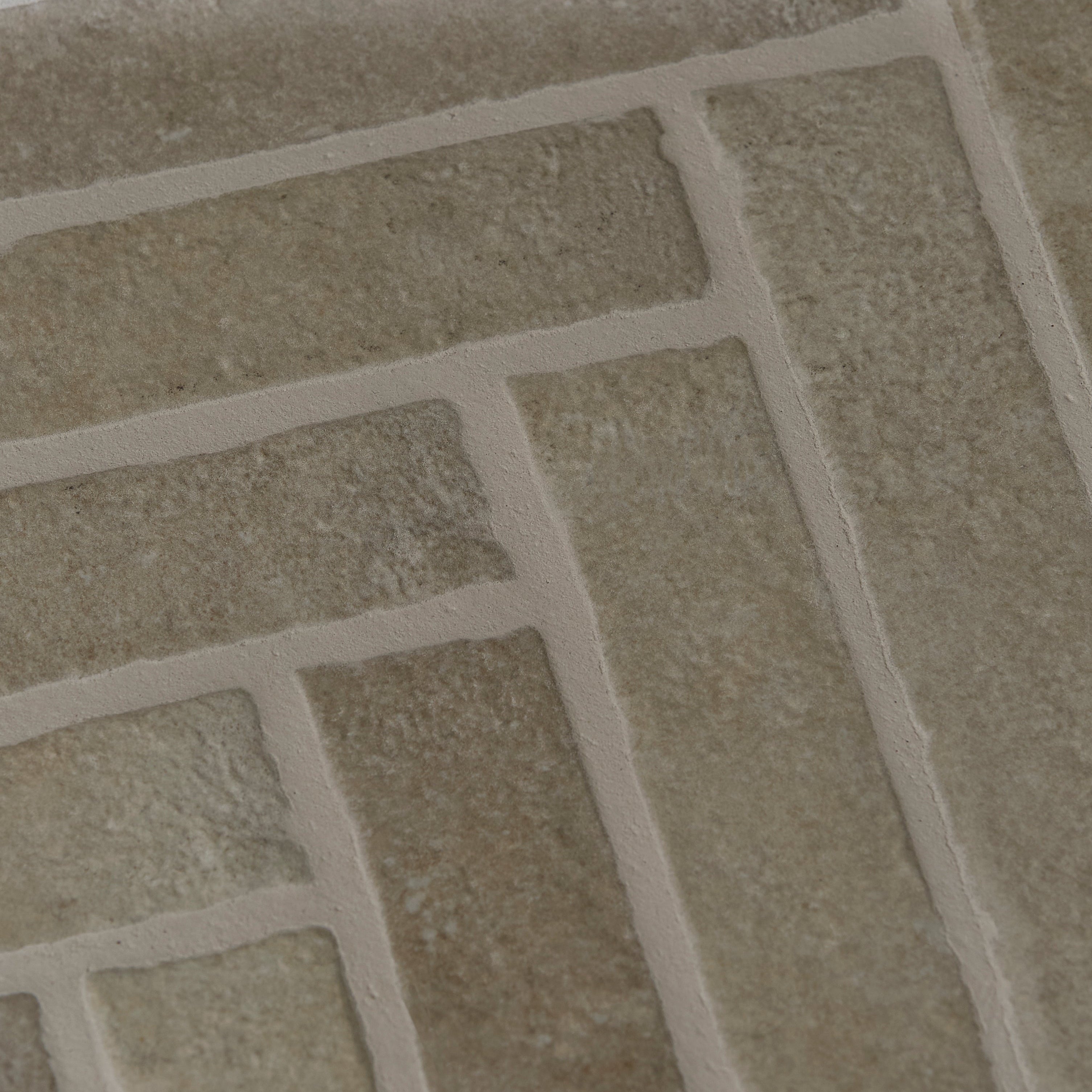 Abbey Porcelain Parquet Blend Wall & Floor Tile 3.8x38cm