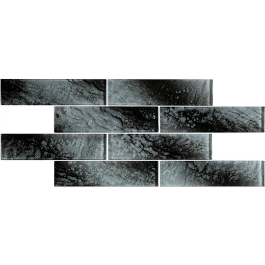 Ammon Brickbond Glass Mosaic Wall Tile - alternate view