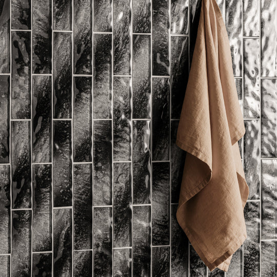 Ammon Brickbond Glass Mosaic Wall Tile