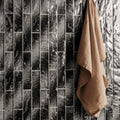 Ammon Brickbond Glass Mosaic Wall Tile